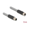 Delock M12 Kabel – 5-Pin, 5m, robust für bewegliche Anwendungen