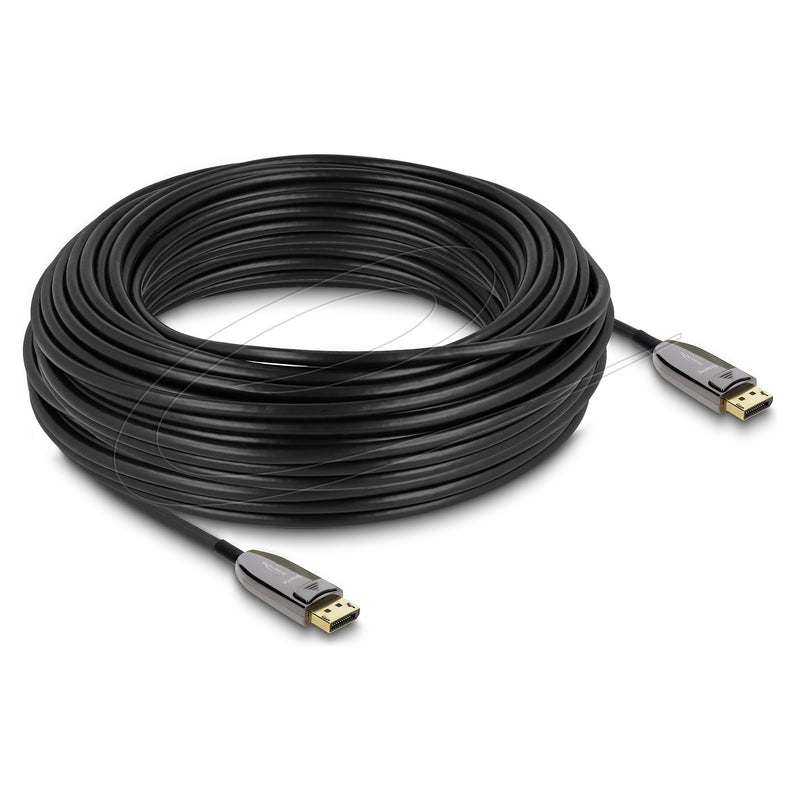 Delock Optisches DisplayPort-Kabel – 8K, 30 Meter Reichweite
