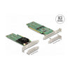 DELOCK Speicher-Controller – M.2 NVMe, PCIe 3.0 x16