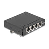 DELOCK Mini Patchpanel – 4 Ports, Cat.6A, für Tischmontage