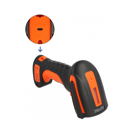 DELOCK Barcode-Scanner – 1D/2D, Bluetooth & USB
