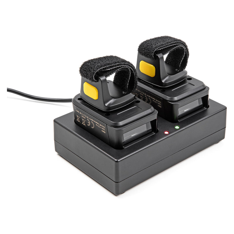 DELOCK Ringbarcode-Scanner – 1D & 2D, Bluetooth, Ladestation