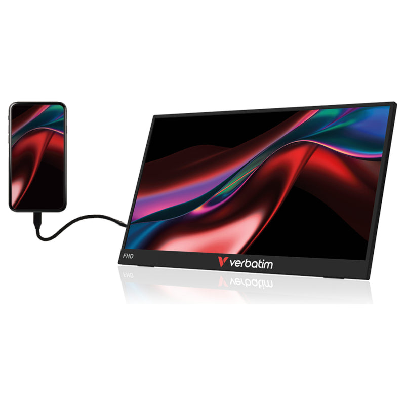 Verbatim 15,6" Monitor – Full HD, IPS für klare Bilder