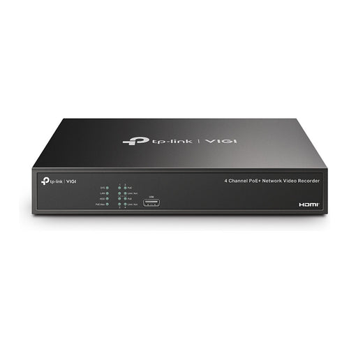 TP-LINK VIGI Netzwerkrekorder – 4 Kanäle, PoE+ Unterstützung