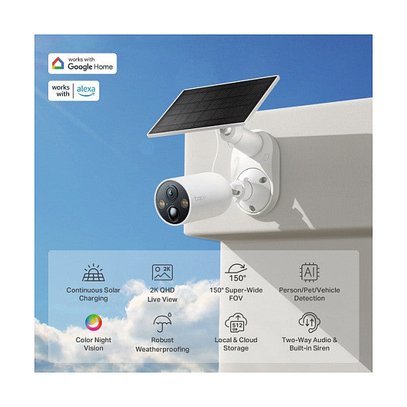 TP-Link Überwachungskamera – 2K-Auflösung, wetterfest