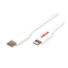 ROLINE Lightning-Kabel – 1 m, USB-C zu Lightning, Weiß