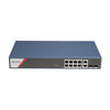 Hikvision 8-Port Smart Switch – Gigabit Ethernet, PoE für einfache Vernetzung