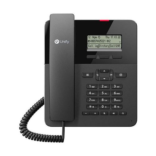 Mitel OpenScape Tischtelefon – VoIP, 3-zeiliges Display