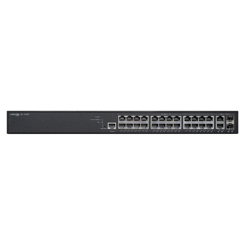 LANCOM GS-2426P Switch – 26 Anschlüsse, PoE+ Unterstützung