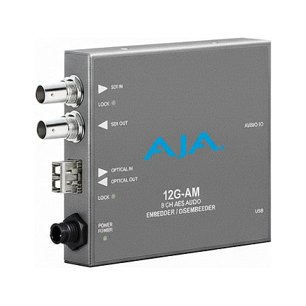 AJA Audio-Embedder – 12G-SDI Unterstützung, kompakte Bauweise