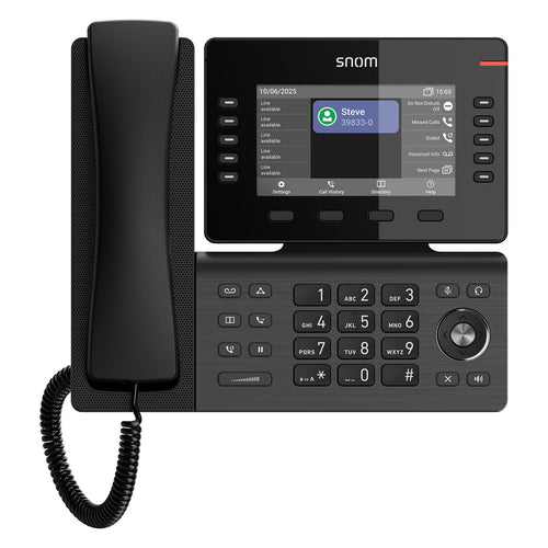 Snom Tischtelefon – Ideal für Büros, einfache Bedienung