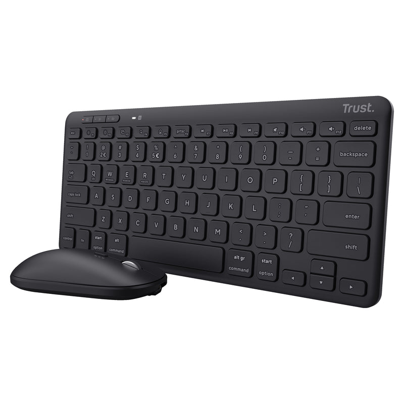 Trust Lyra Tastatur-Maus-Set – Kabellos, Multi-Device