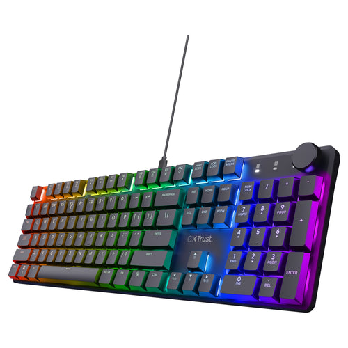 Trust GXT 866 Gaming-Tastatur – Mechanisch, RGB-Beleuchtung