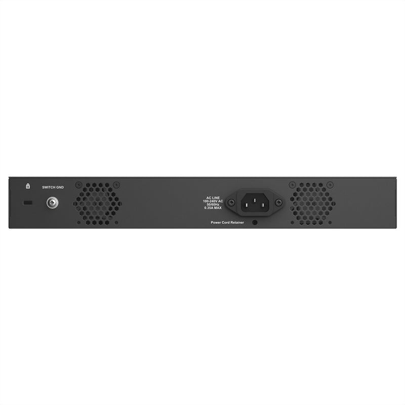 D-Link Smart Switch – 8 schnelle Anschlüsse, 2 für Glasfaser