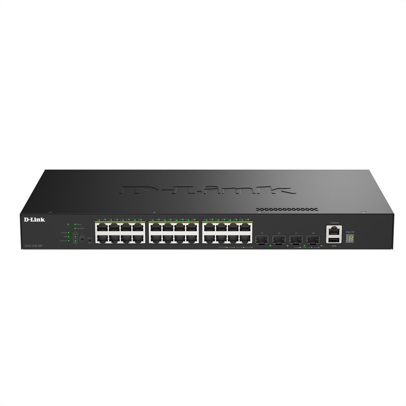 D-Link 28-Port Smart Switch – PoE+ für effizientes Netzwerk