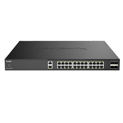 D-LINK 28-Port Netzwerk-Switch – 10G Multi-Gigabit, PoE-fähig