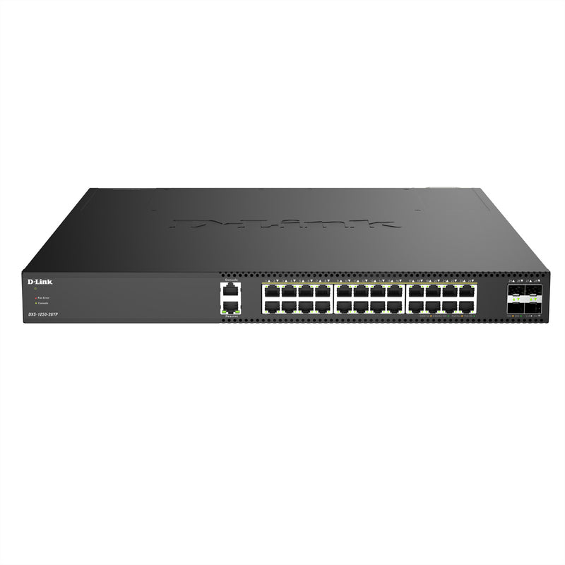 D-LINK 28-Port Netzwerk-Switch – 10G Multi-Gigabit, PoE-fähig
