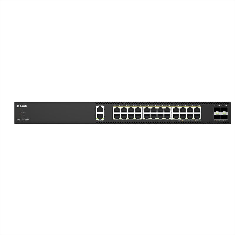 D-LINK 28-Port Netzwerk-Switch – 10G Multi-Gigabit, PoE-fähig
