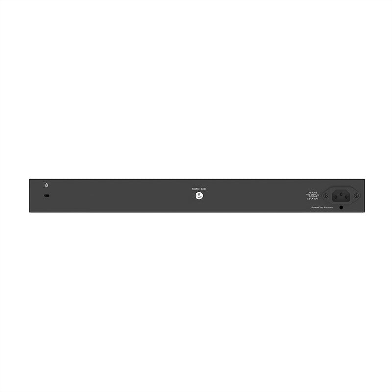 D-Link Netzwerk-Switch – 24 PoE-Ports, 4 schnelle Glasfaser-Ports