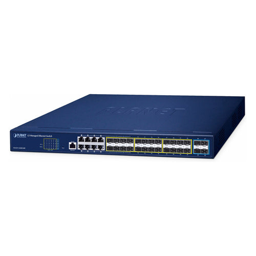 Planet Technology 16-Port Switch – Redundante Stromversorgung, Web-Management
