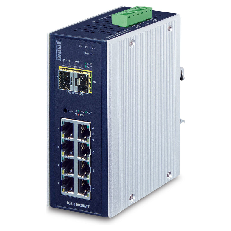 Planet Technology Gigabit Switch – 8 Ports, für Wandmontage