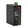 ROLINE Gigabit Ethernet Switch – 8 PoE+ Ports, DIN-Schiene montierbar