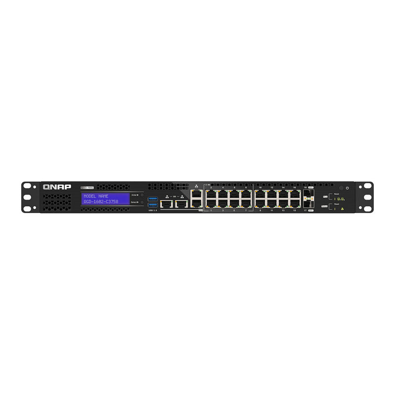 QNAP Smart Edge Switch – 18 Anschlüsse, Rack-montierbar