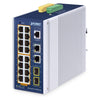PLANET TECHNOLOGY Netzwerk-Switch – 16 Ports, PoE-fähig
