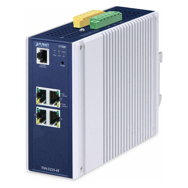 Planet Technology Netzwerk-Switch – 4 Ports, Web-basiertes Management
