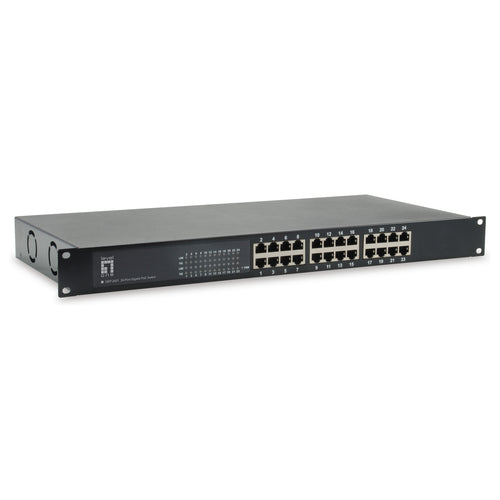 LevelOne Netzwerkswitch – 24 Ports, PoE+ für effiziente Stromversorgung