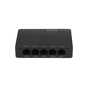 LANBERG 5-Port Gigabit Switch – Einfaches Netzwerk für Büro