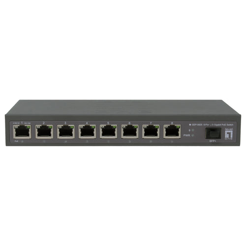 LevelOne Netzwerk-Switch – 9 Ports, Power over Ethernet