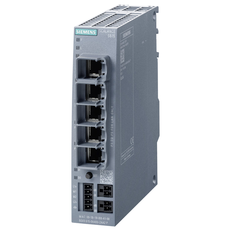 Siemens LAN-Router – 5 Ports, für DIN-Schiene