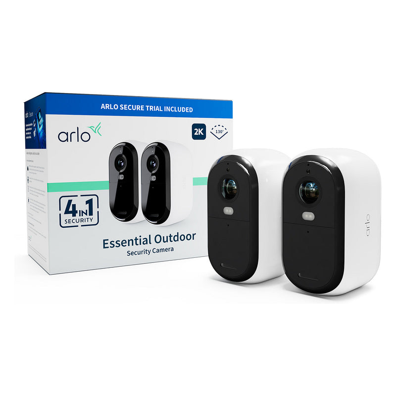 ARLO Überwachungskamera 2er-Set – Wetterfest, 2K-Auflösung