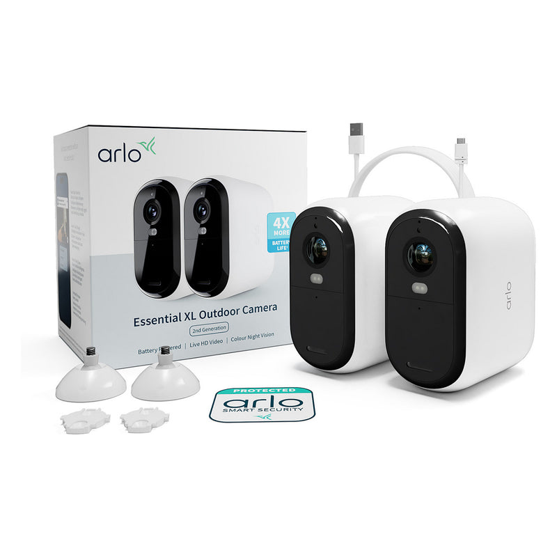 Arlo Outdoor-Überwachungskamera – 2er-Set, wetterfest, WLAN