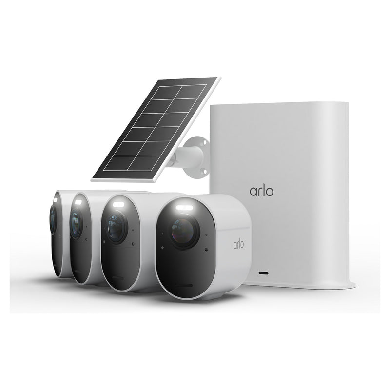 ARLO Ultra 3 Sicherheitskamera-Set – 4 Kameras, Solar-Panel inklusive