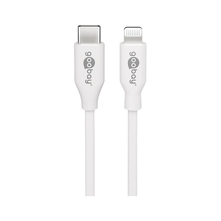 Goobay Datenkabel – Lightning zu USB-C, 1 m, Weiß