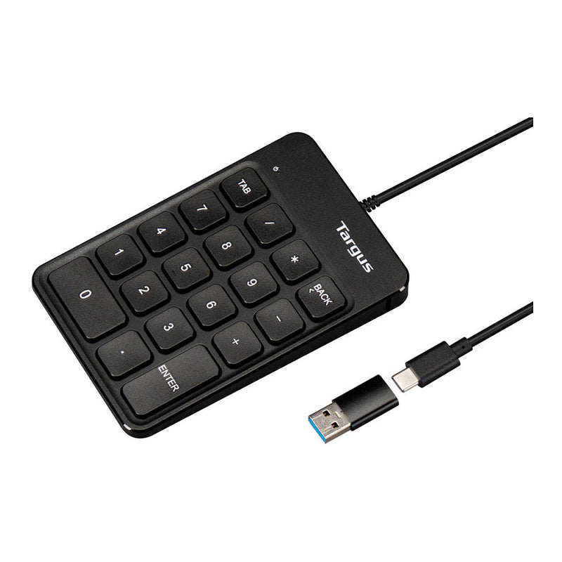Targus USB-Zahlenblock – Einfaches Tippen, Plug & Play