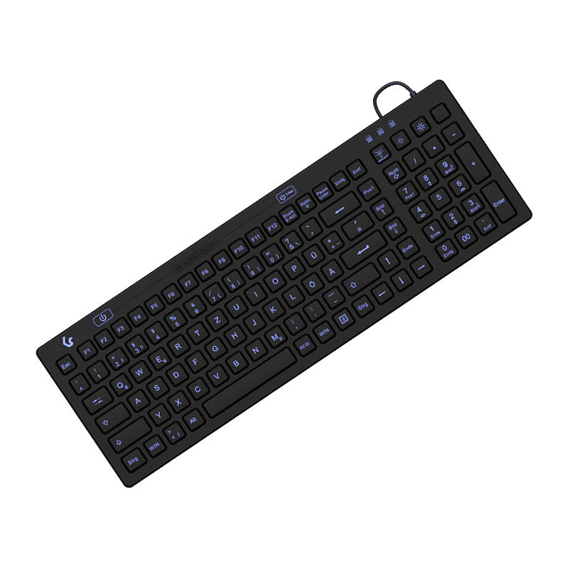 KEYSONIC Industrietastatur – Kompakt, hygienisch, beleuchtet