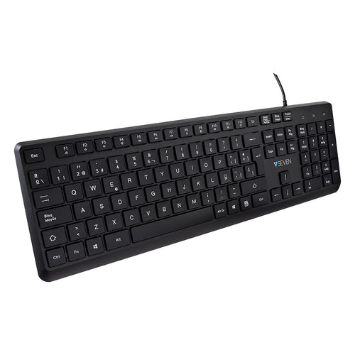 V7 USB-Tastatur – Spanisches Layout, Multimedia-Tasten
