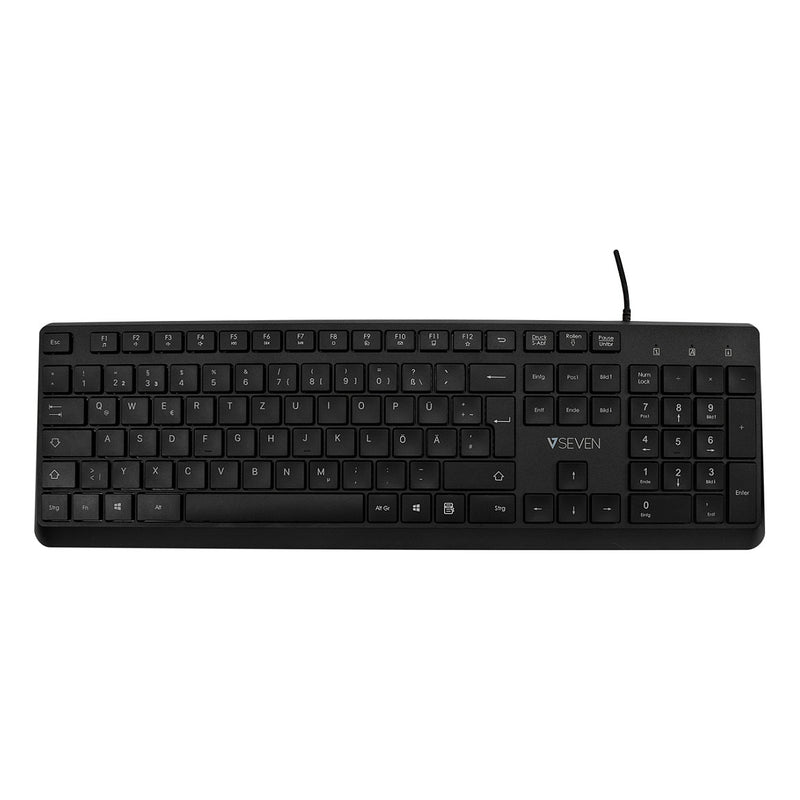 V7 USB-Tastatur – Spanisches Layout, Multimedia-Tasten