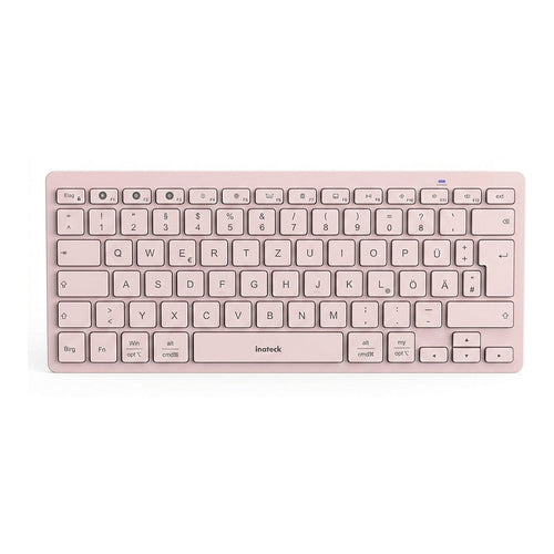 INATECK Bluetooth-Tastatur – Kabellos, stilvolles Pink