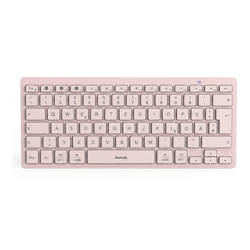 INATECK Bluetooth-Tastatur – Kabellos, stilvolles Pink