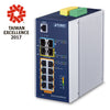 PLANET Switch – 8 PoE+ Ports, wandmontierbar