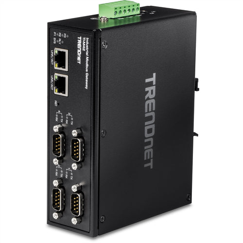 TRENDnet Gateway – 4 Anschlüsse, für industrielle Anwendungen