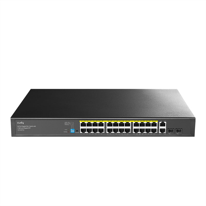 Cudy Netzwerk-Switch – 24 PoE-Anschlüsse, Rack-montierbar