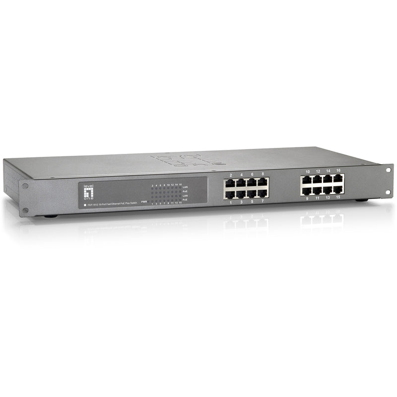 LevelOne 16-Port Switch – PoE für einfache Netzwerkverbindungen