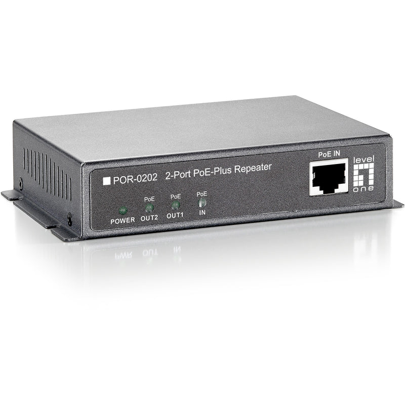 LevelOne 2-Port PoE-Plus Repeater – Erweitert Netzwerkreichweite