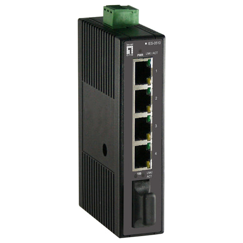 LevelOne Netzwerkswitch – 4 Anschlüsse, einfache Montage