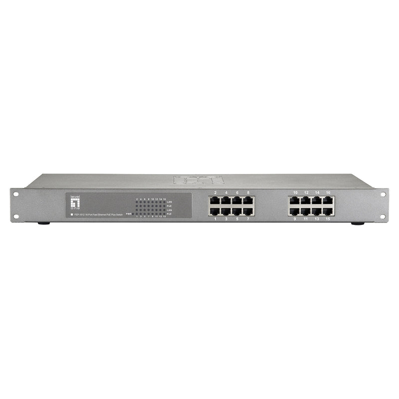 LevelOne 16-Port Ethernet Switch – Stromversorgung über Netzwerk